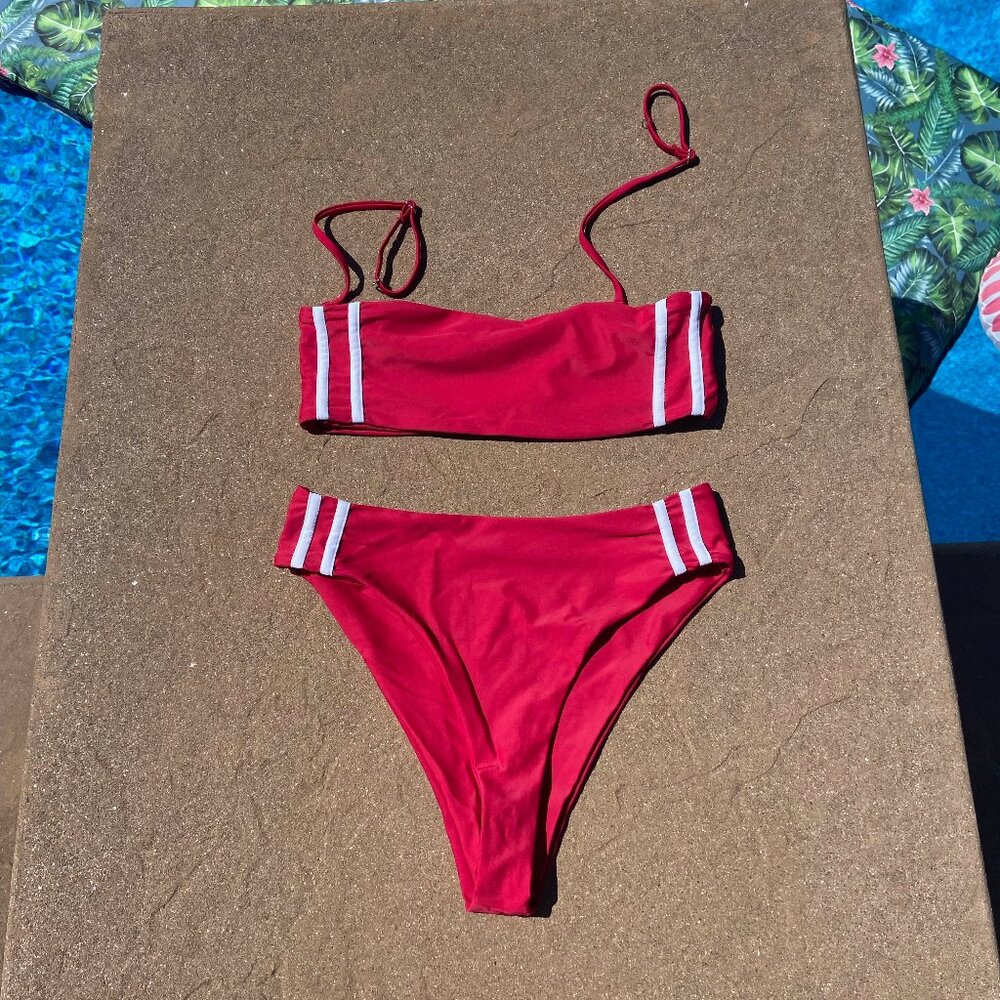 RED BIKINI SET ZAFUL
